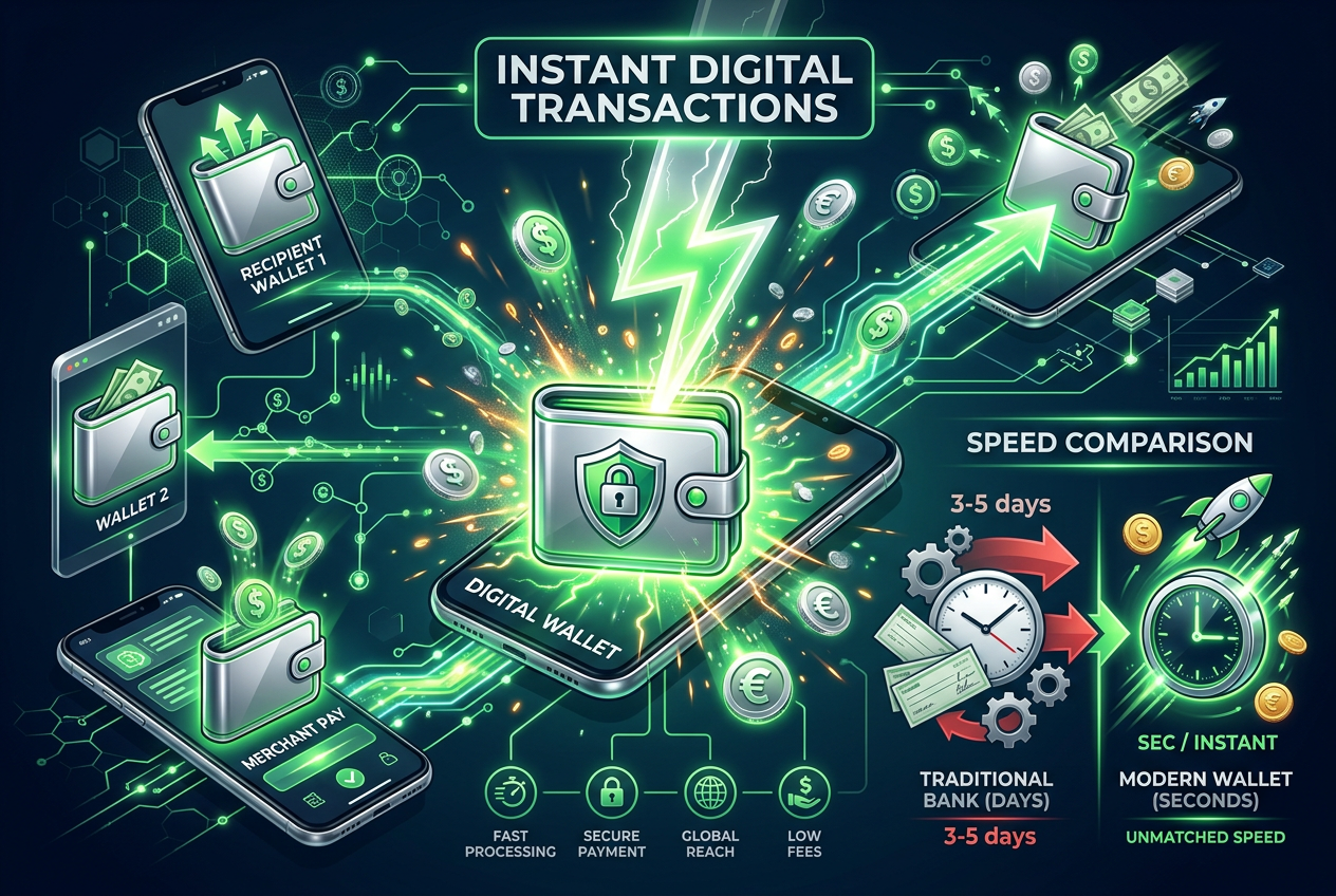Infografika przedstawiająca czasy wypłat dla różnych metod płatności w kasynie internetowym
